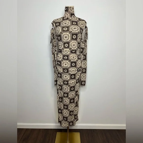 Nanushka Aleid Turtleneck Midi Dress - Picture 6 of 12